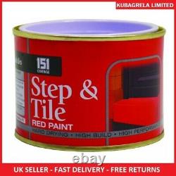 STEP & TILE RED PAINT 180ml Wood Metal Concrete Top Coat Indoor Outdoor 151