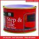 Step & Tile Red Paint 180ml Wood Metal Concrete Top Coat Indoor Outdoor 151