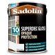 Sadolin Superdec Gloss Super White 5l Opaque Multi Surface Protection