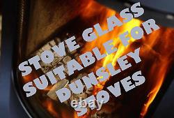 Schott Robax Stove Glass Suitable For Dunsley Stoves Highlander, Yorkshire Stove