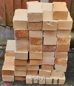 Storage Heater Bricks for Pizza Oven Fire Pit BBQ Kiln Outdoor Cooking 79 Pieces