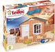 Teifoc 2042822 4500 Beach House Build With Real Bricks & Cement