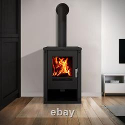 Verso Theia 9kW Wood Burning Stove High Efficiency, Eco-Friendly