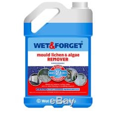 Wet and Forget Best Moss Mould Lichen & Algae Remover 5 + 2 Litre Bundle