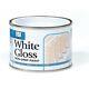 White Gloss Non Drip Hard Drying Paint Decorating Indoor Outdoor Top Coat 180ml