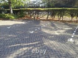 White Linemarking Paint, Carparks, 2 Pack Epoxy Resin, Super Strong, 5kg = 300LM