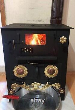 Wood Fired Fireplace Oven, Brick Charcoal Stove, Kitchen Cooking Stove