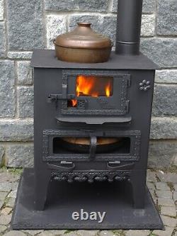 Wood Stove with Fireplace, Cooking Stove, Bread Baking Oven, Outdoor Patio Decor