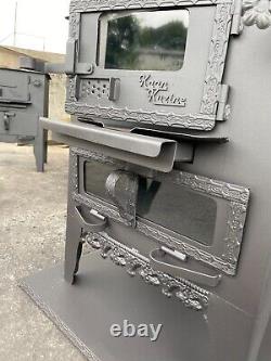 Wood Stove with Fireplace, Cooking Stove, Bread Baking Oven, Outdoor Patio Decor