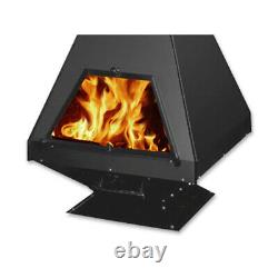 Wooden Stove, Fire Taifun With Feuerfesten Stones IN Interior To 21 Kw