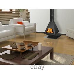 Wooden Stove, Fire Taifun With Feuerfesten Stones IN Interior To 21 Kw