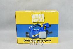 Work Expert 600W Paint Spray System For Wood Brick Outdoor Furniture NEW