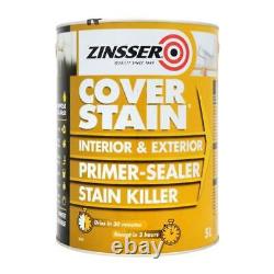 Zinsser Cover Stain Primer-Sealer Stain Killer 400ml/500ml/1L/2.5L/5L