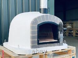 100x100cm Brique Extérieur Pizza Fours Chrome Flûte Et Bouchon