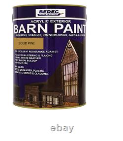 Bedec Barn Peinture Semi-brillante Pin Massif 5l