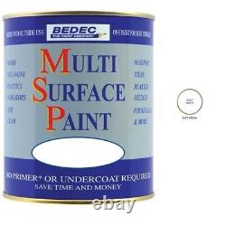 Bedec Multi Surface Peinture Satin Mat Gloss Toutes Les Couleurs 250ml 750ml 2,5l