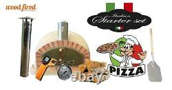 Brique Feu De Bois Extérieur Pizza Four 100cm Sable Premium Modèle Italien (paquet)