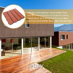 Carreaux De Jardin Decking Tiles Extérieur Bois Plastique Composite Plancher Pavers Brick
