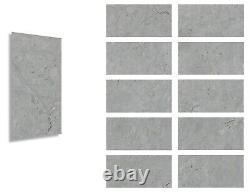 Carreaux de porcelaine gris clair de luxe Matt 600x1200mm pour murs et sol