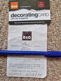 Carte-cadeau/de décoration B&Q de £200