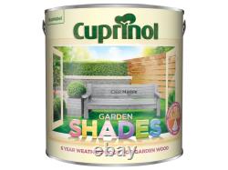 Cuprinol Garden Shades Cool Marble 2.5 Litre --> Cuprinol Garden Shades Marbre Frais 2,5 Litres