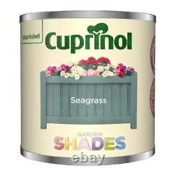 Cuprinol Garden Shades Seagrass 1L translates to 'Cuprinol Garden Shades Seagrass 1L' in French as it is a brand name and product description.