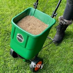 Épandeur rotatif Miracle-Gro pour pelouse, épandeur d'engrais, semeur de sel de roche pour jardin.
