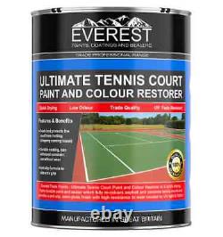 Everest Trade Peintures Scellant et Restauration de Couleur Ultime pour Court de Tennis
