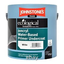 Johnstones Trade Joncryl Water Based Primer Sous-poil 2,5l Blanc