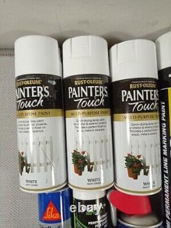 Marquage De Peinture Pour Entrepreneurs+painter's Toucher Rouille-oléum Spray White+bike Degrea