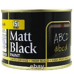 Matt Black Paint Chalk Chalkboard Blackboard Dark Room Outdoor Wall Heavy Duty