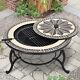Mosaic Fire Pit Bbq Firepit Brazier Outdoor Garden Table Stive Patio Heater 76cm