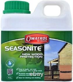 Owatrol Seasonite Transparent Nouvelle Protection Du Bois 1l / 2,5l