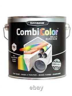 Peinture Rust-oleum Combicolor Multi-Surface Gloss teintée aux couleurs RAL sur commande 2.5L