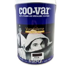 Peinture de sécurité noire anti-vandalisme et anti-escalade Coo-Var Vandelene 5 litres