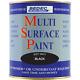 Peinture Multi-surfaces Pour Toutes Les Surfaces Fiable, Polyvalente, Satinée Et Noire Mat 750ml Royaume-uni