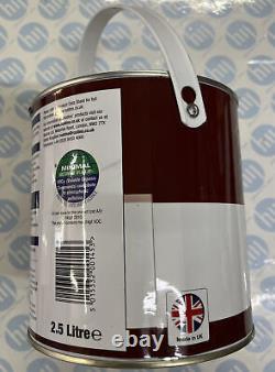 Peinture pour étapes et carrelage Rustins Quick Dry Brillant Rouge 2,5 litres Finition dure et durable