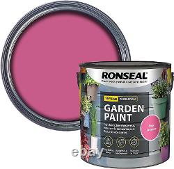 Peinture pour jardin RONSEAL RSLGPPJ25L, Jasmin rose, 2,5 litres.