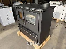 Poêle à bois de cuisson à haut rendement Verso CS Plux Inox 7,7 kW