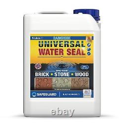 Qualité Universelle Hydrofuge Brique, Bois, Béton, Pierre 5 Litres