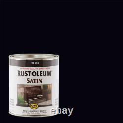 Translate this title in French: Rust-oleum 7777502 Protective Enamel Paint Stops Rust Satin Black 32oz Lot of 2

Peinture émail de protection Rust-oleum 7777502 Stops Rust Satin Noir 32oz Lot de 2