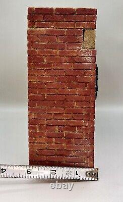 Vtg New Inused Dollhouse Miniature Colonial Walk-in Red Brick Cheminée 112 454