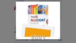 Zinsser Allcoat Extérieur Multi Surface 5l 5 Litre Orange S0580y20r Bn6001515f