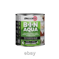 Zinsser B-I-N Aqua Primer, Scellant, Tueur de Taches et Bloqueur d'Odeurs