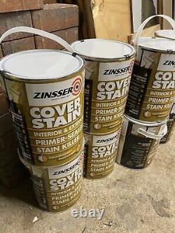 Zinsser Cover Stain Primer-Sealer Stain Killer 5L. Paiement en espèces à la collecte. Pas d'envoi postal.